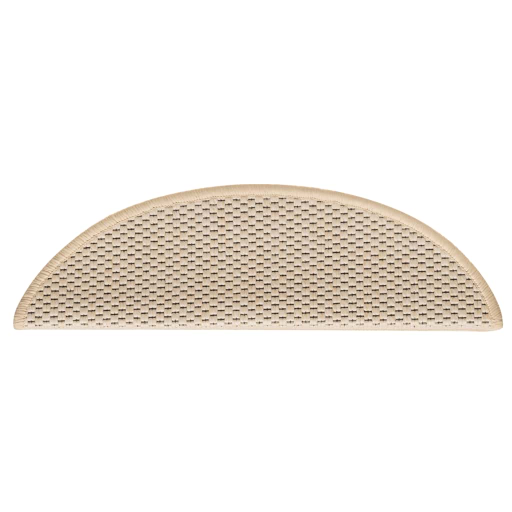 Stair Mats Self-Adhesive Sisal-Look 15 Pcs