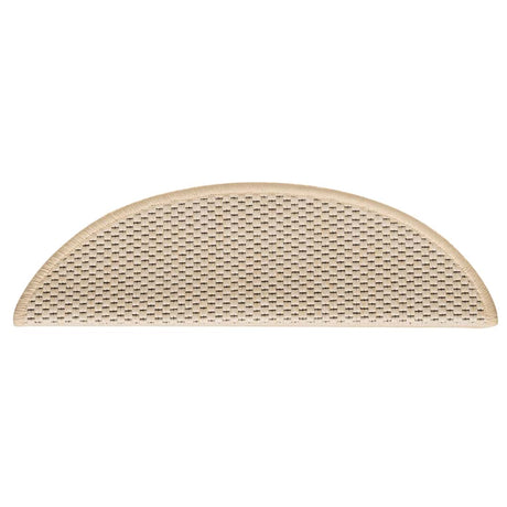 Stair Mats Self-Adhesive Sisal-Look 15 Pcs