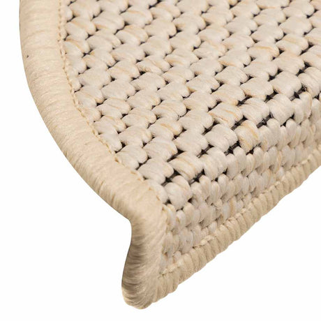 Stair Mats Self-Adhesive Sisal-Look 15 Pcs