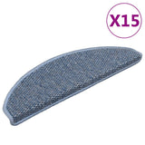 Stair Mats Self-Adhesive Sisal-Look 15 Pcs