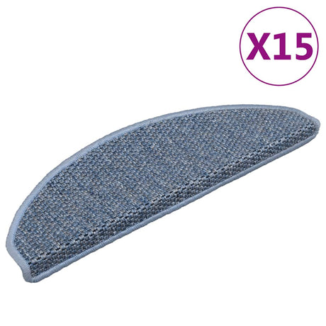 Stair Mats Self-Adhesive Sisal-Look 15 Pcs