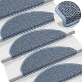 Stair Mats Self-Adhesive Sisal-Look 15 Pcs