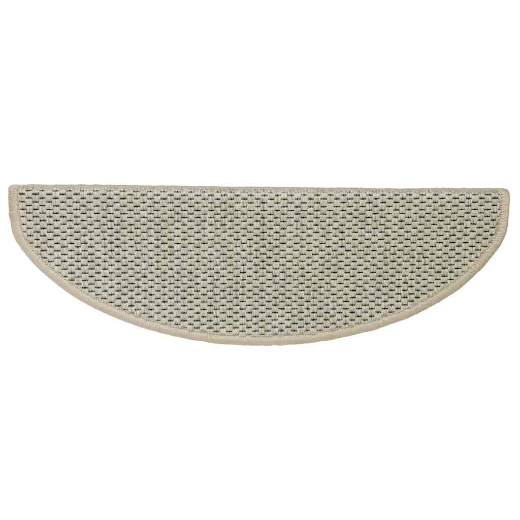 Stair Mats Self-Adhesive Sisal-Look 15 Pcs