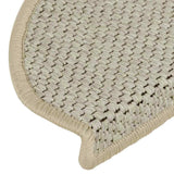 Stair Mats Self-Adhesive Sisal-Look 15 Pcs
