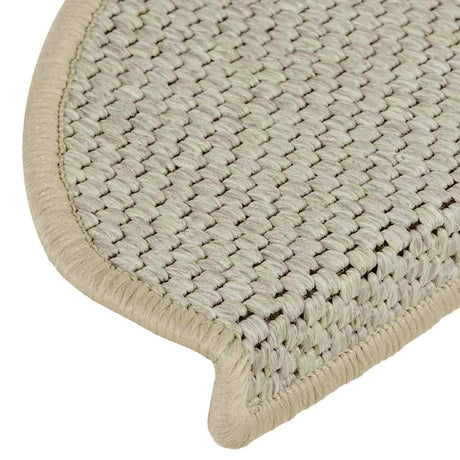 Stair Mats Self-Adhesive Sisal-Look 15 Pcs