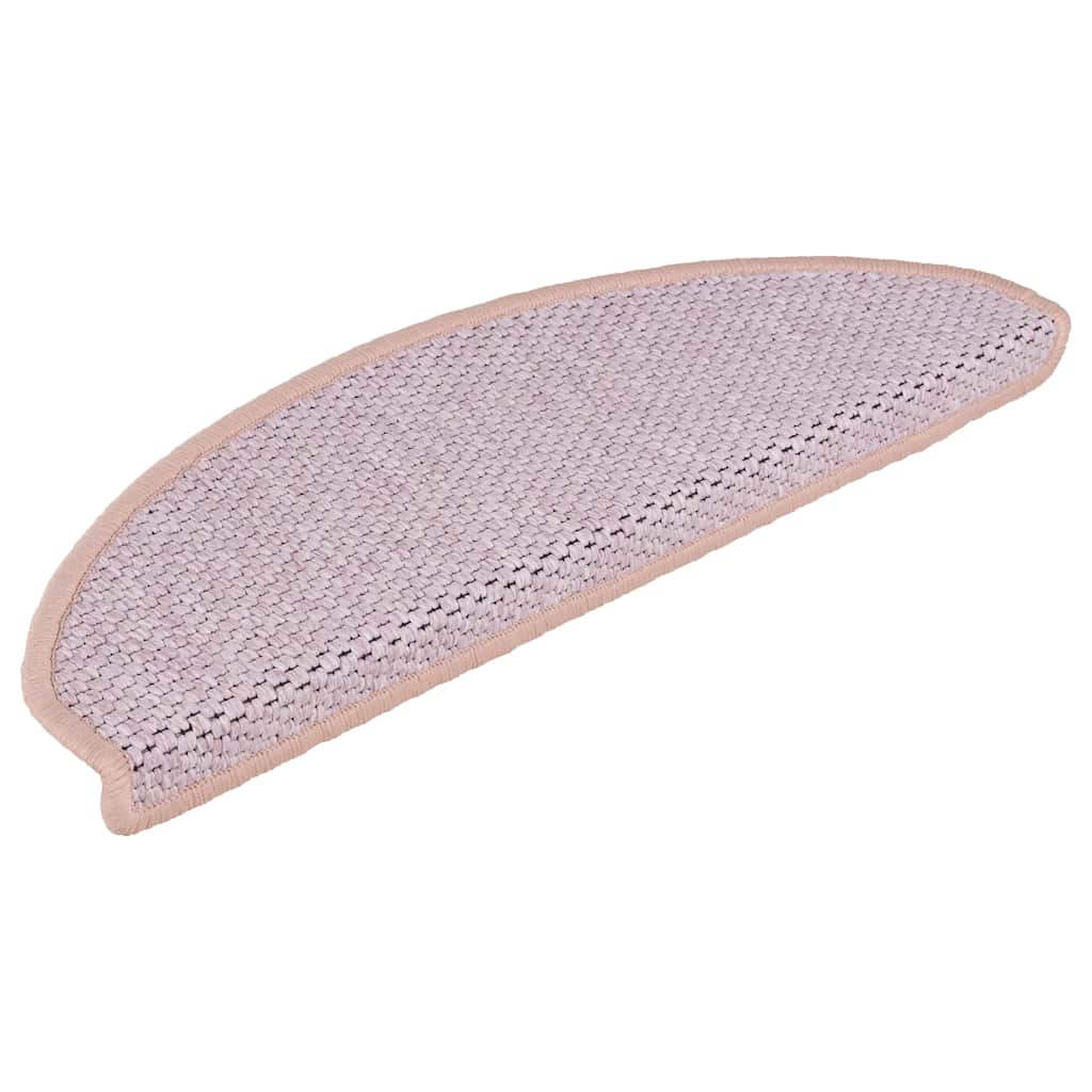 Stair Mats Self-Adhesive Sisal-Look 15 Pcs