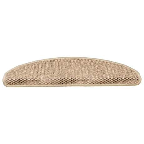 Stair Mats Self-Adhesive Sisal-Look 15 Pcs