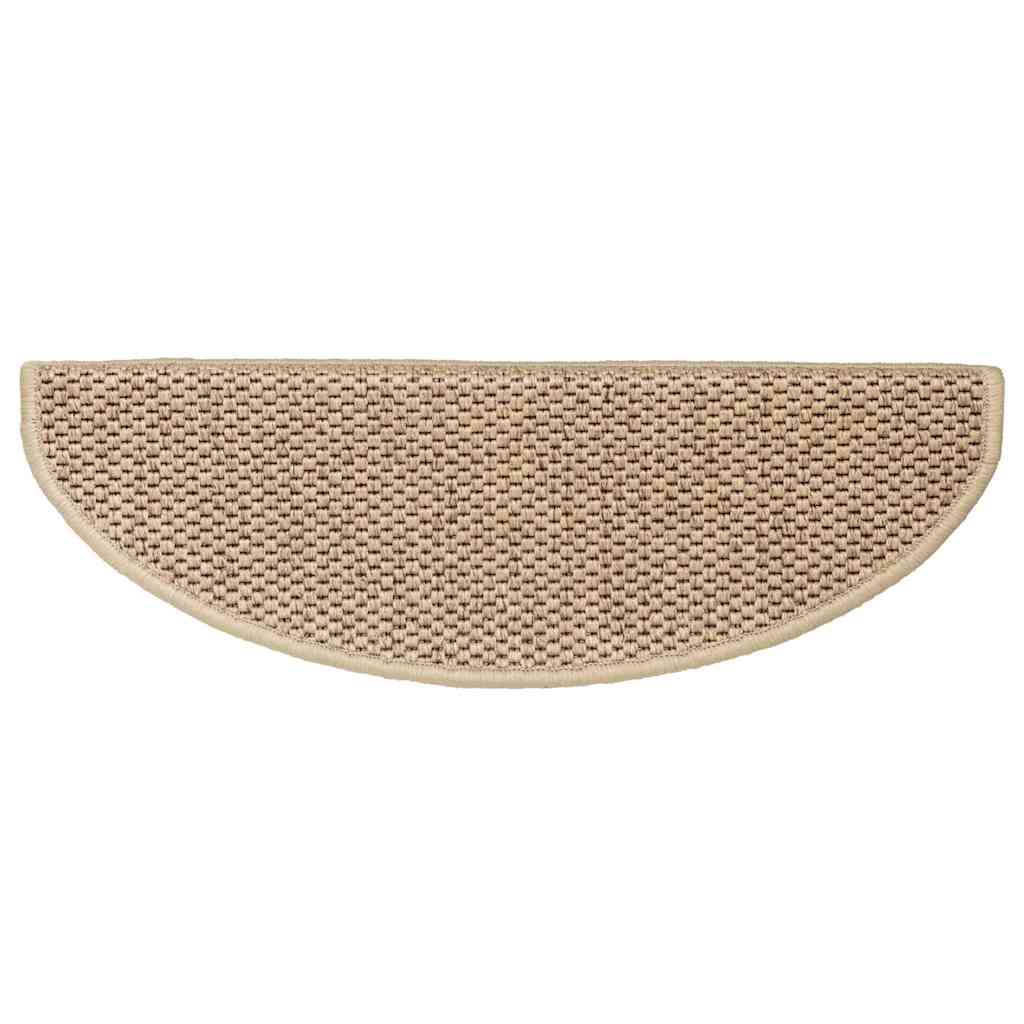 Stair Mats Self-Adhesive Sisal-Look 15 Pcs