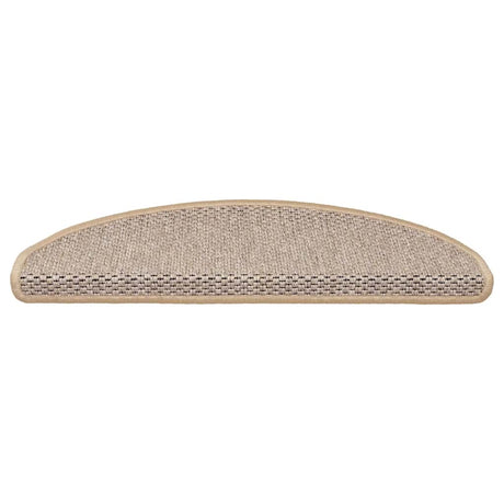 Stair Mats Self-Adhesive Sisal-Look 15 Pcs
