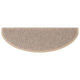 Stair Mats Self-Adhesive Sisal-Look 15 Pcs