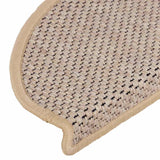 Stair Mats Self-Adhesive Sisal-Look 15 Pcs