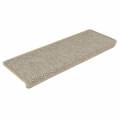 Stair Mats Self-Adhesive Sisal-Look 15 Pcs 65X21X4 Cm Green