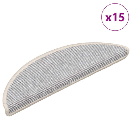 Stair Mats Self-Adhesive 15 Pcs 65X21X4 Cm