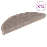 Stair Mats Self-Adhesive 15 Pcs 65X21X4 Cm