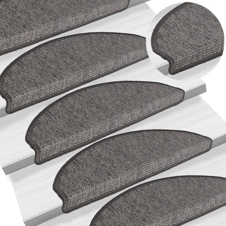 Stair Mats Self-Adhesive 15 Pcs 65X21X4 Cm