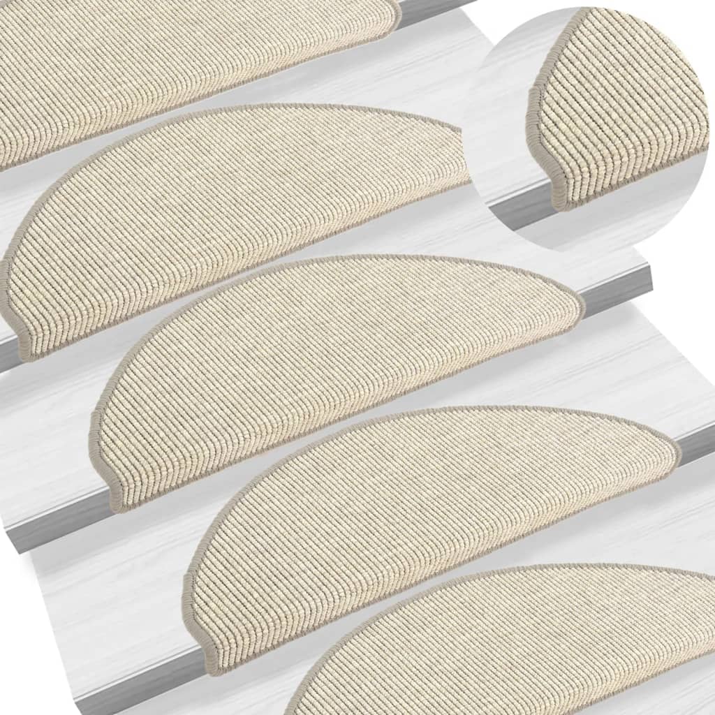 Stair Mats Self-Adhesive 15 Pcs 65X21X4 Cm