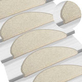 Stair Mats Self-Adhesive 15 Pcs 65X21X4 Cm