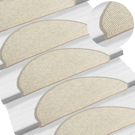 Stair Mats Self-Adhesive 15 Pcs 65X21X4 Cm