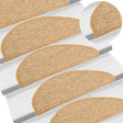 Stair Mats Self-Adhesive 15 Pcs 65X21X4 Cm