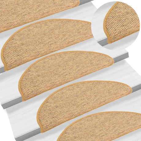 Stair Mats Self-Adhesive 15 Pcs 65X21X4 Cm