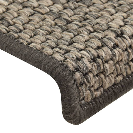 Stair Mats Self-Adhesive 15 Pcs 65X21X4 Cm