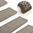 Stair Mats Self-Adhesive 15 Pcs 65X21X4 Cm