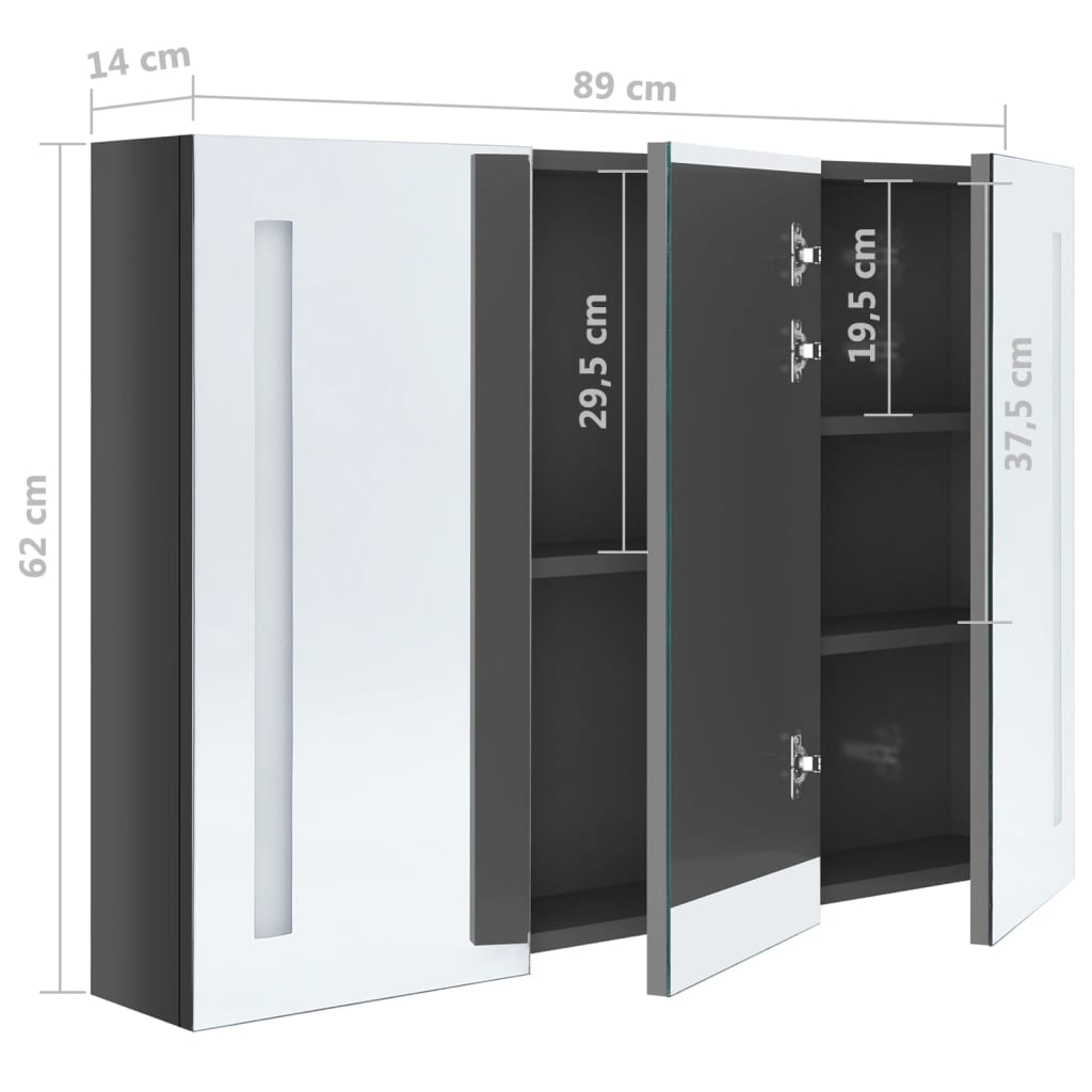 Led Bathroom Mirror Cabinet