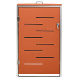 Single Wheelie Bin Shed 69X77.5X112.5 Cm Stainless Steel