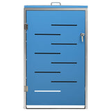 Single Wheelie Bin Shed 69X77.5X112.5 Cm Stainless Steel