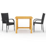 3 Piece Garden Dining Set