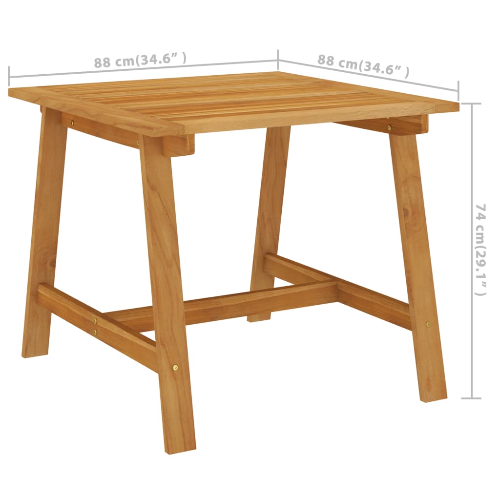 3 Piece Garden Dining Set