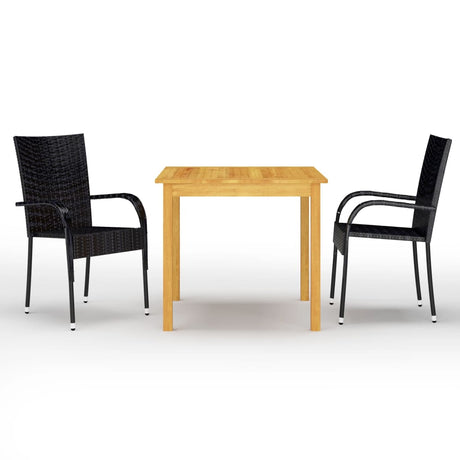 3 Piece Garden Dining Set
