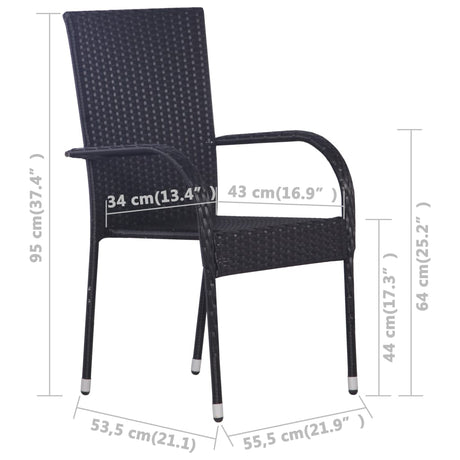 3 Piece Garden Dining Set