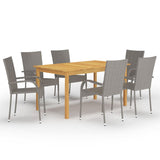 7 Piece Garden Dining Set