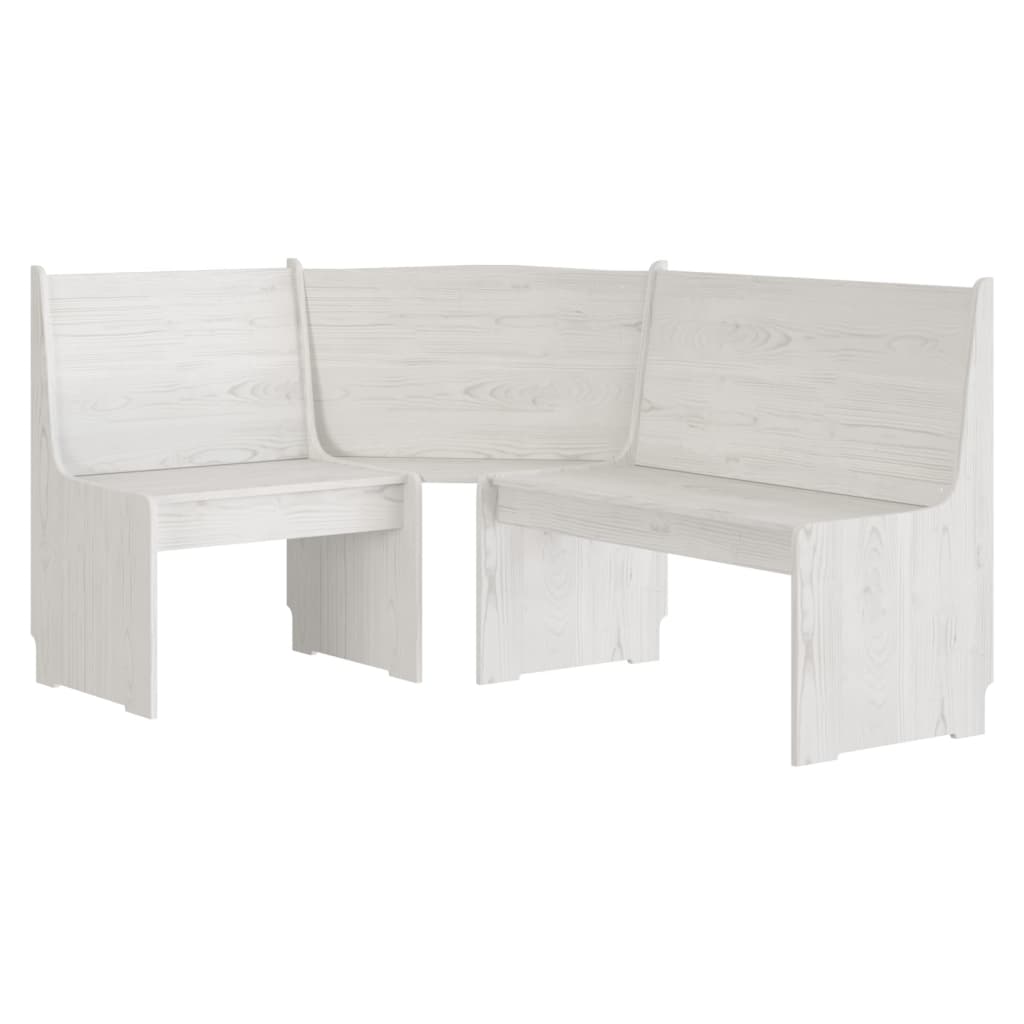 Corner Bench Reine 151 Cm Solid Wood Pine