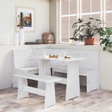 Corner Bench Reine 151 Cm Solid Wood Pine