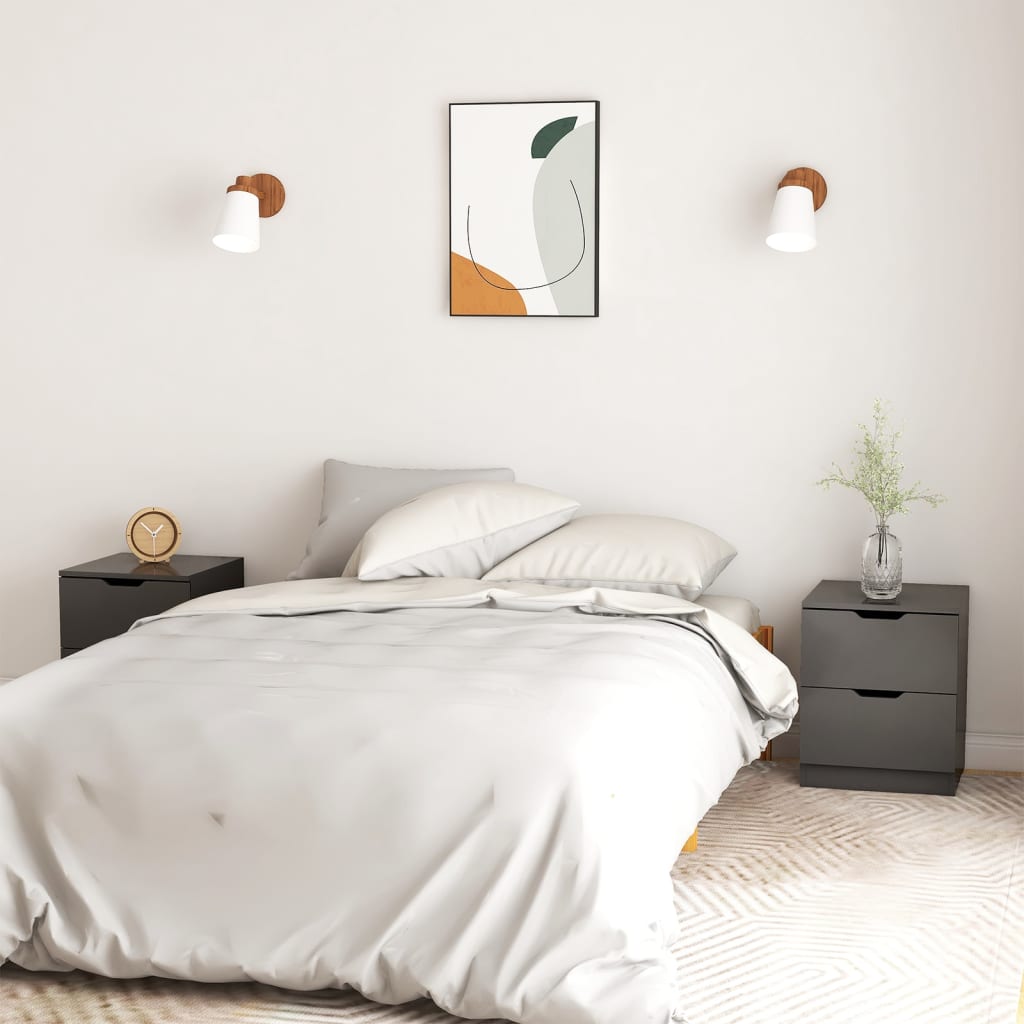 Bedside Cabinet 40X40X50 Cm Engineered Wood