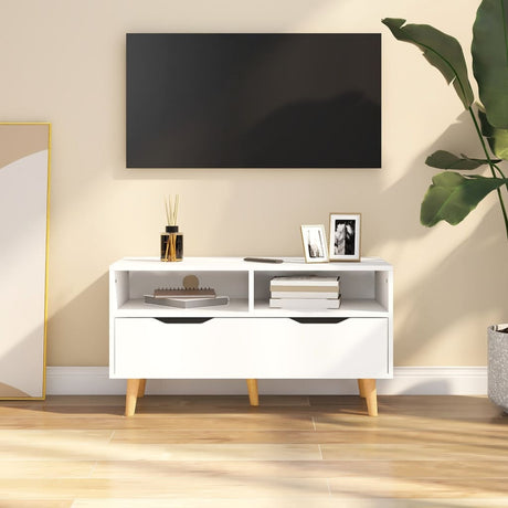Tv Cabinet 90X40X48.5 Cm Engineered Wood