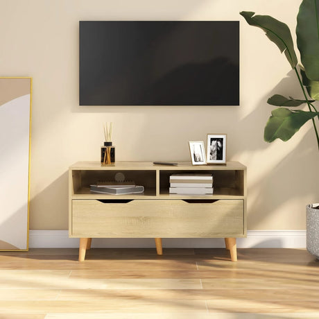 Tv Cabinet 90X40X48.5 Cm Engineered Wood