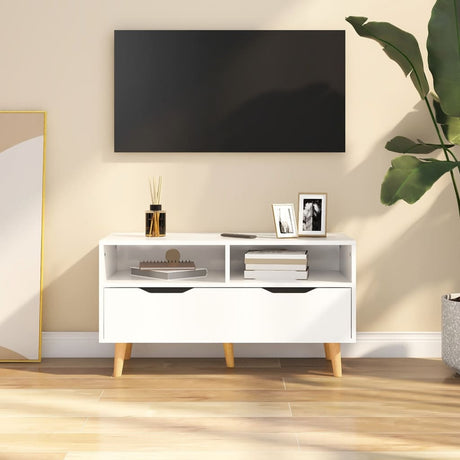 Tv Cabinet 90X40X48.5 Cm Engineered Wood