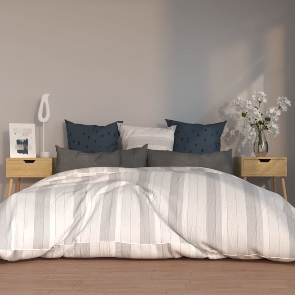 Bedside Cabinet 40X40X56 Cm Engineered Wood