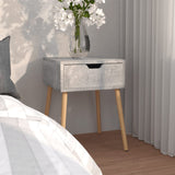 Bedside Cabinet 40X40X56 Cm Engineered Wood