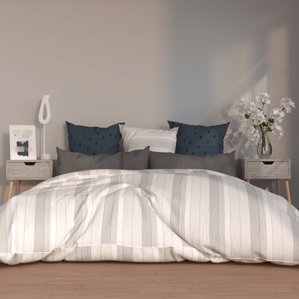 Bedside Cabinet 40X40X56 Cm Engineered Wood