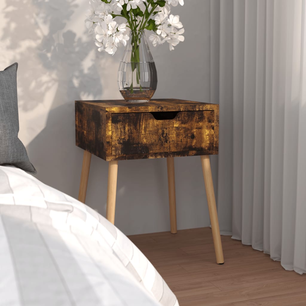 Bedside Cabinet 40X40X56 Cm Engineered Wood