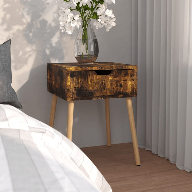 Bedside Cabinet 40X40X56 Cm Engineered Wood