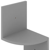 Wall Corner Shelf 19X19X123 Cm Engineered Wood