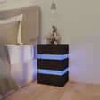 Led Bedside Cabinet 45X35X67 Cm Engineered Wood