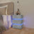 Led Bedside Cabinet 45X35X67 Cm Engineered Wood