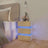 Led Bedside Cabinet 45X35X67 Cm Engineered Wood