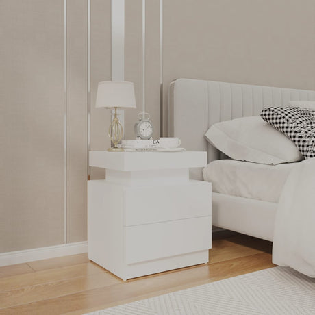 Bedside Cabinet 45X35X52 Cm Engineered Wood